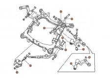 Triangle Lever Pins & Bushes