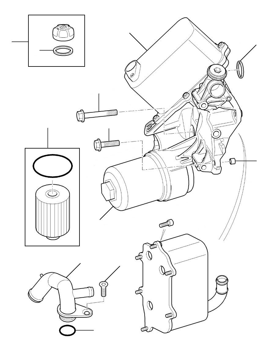 Oil cooler GT W12 - 2005 till 2013