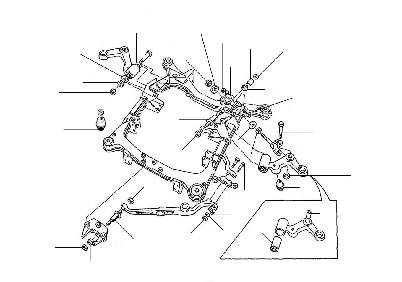 31232 Triangle Lever Pins & Bushes 13485-onwards - VIN 01001 till 29300