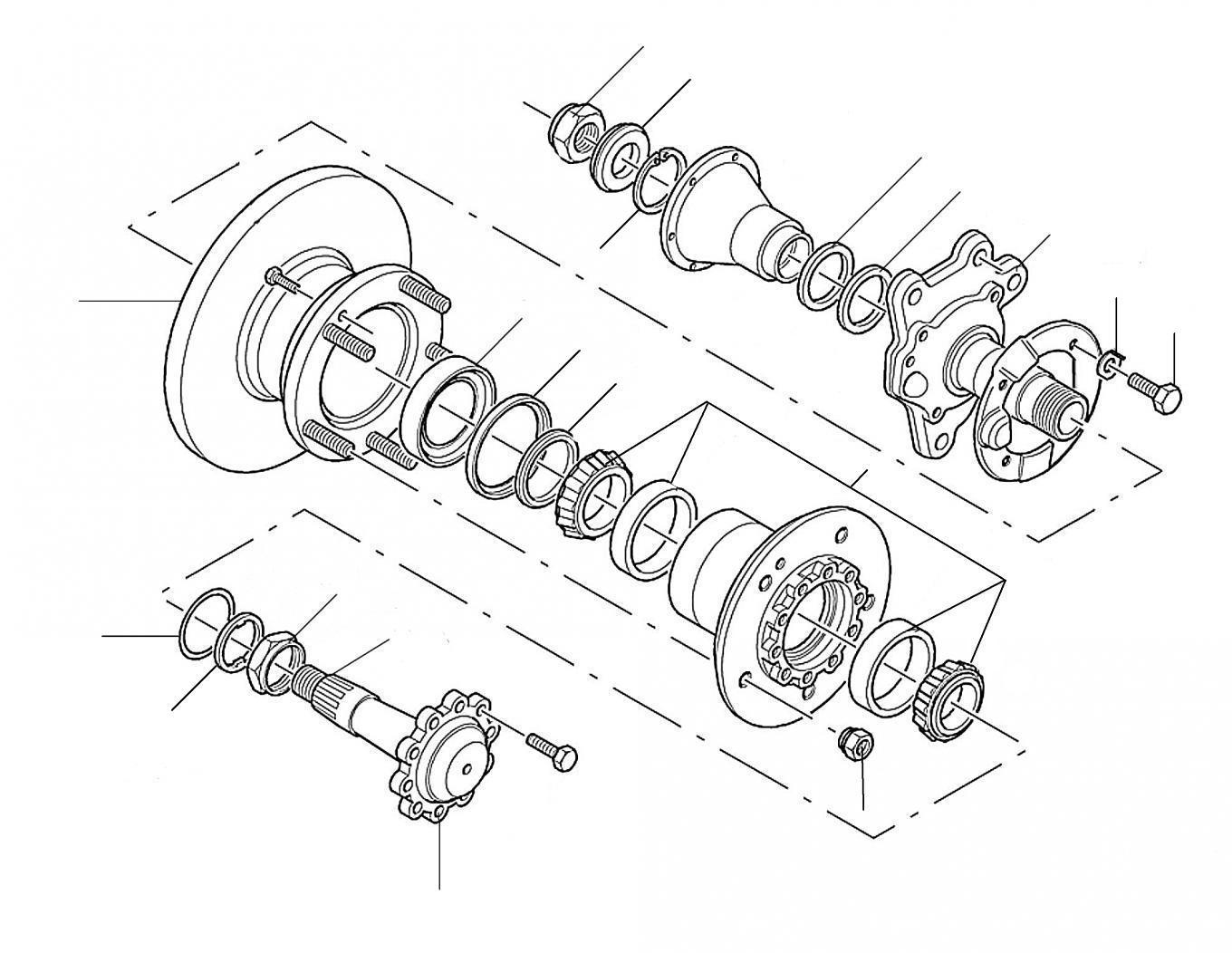 40463 Rear brakes discs 31500 onwards - VIN 31500 onwards